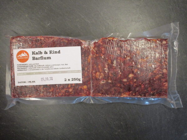 Kalb & Rind Barfium 500g (2x250g) – Bild 2